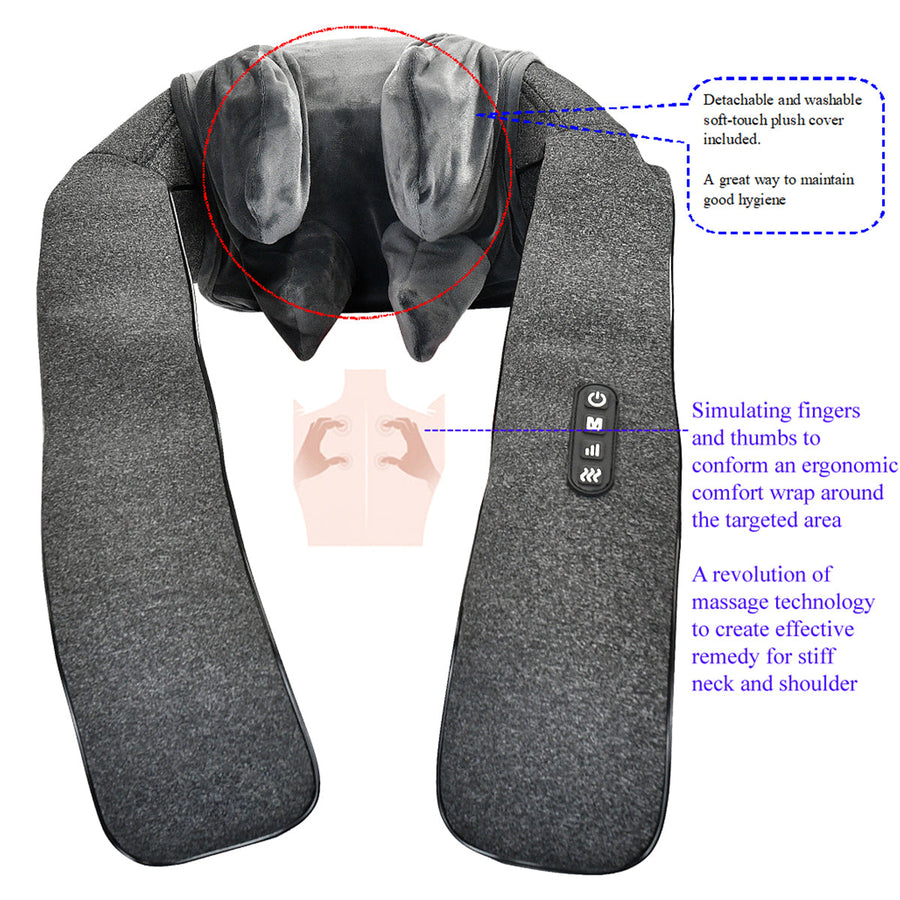 BodyEase 5D Nek & Schouder Massager met Warmte — afbeelding 4