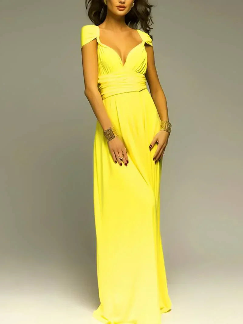 Multi-Way Maxi Dress – Elegant Evening Wedding Guest Gown | Meave & Ivy