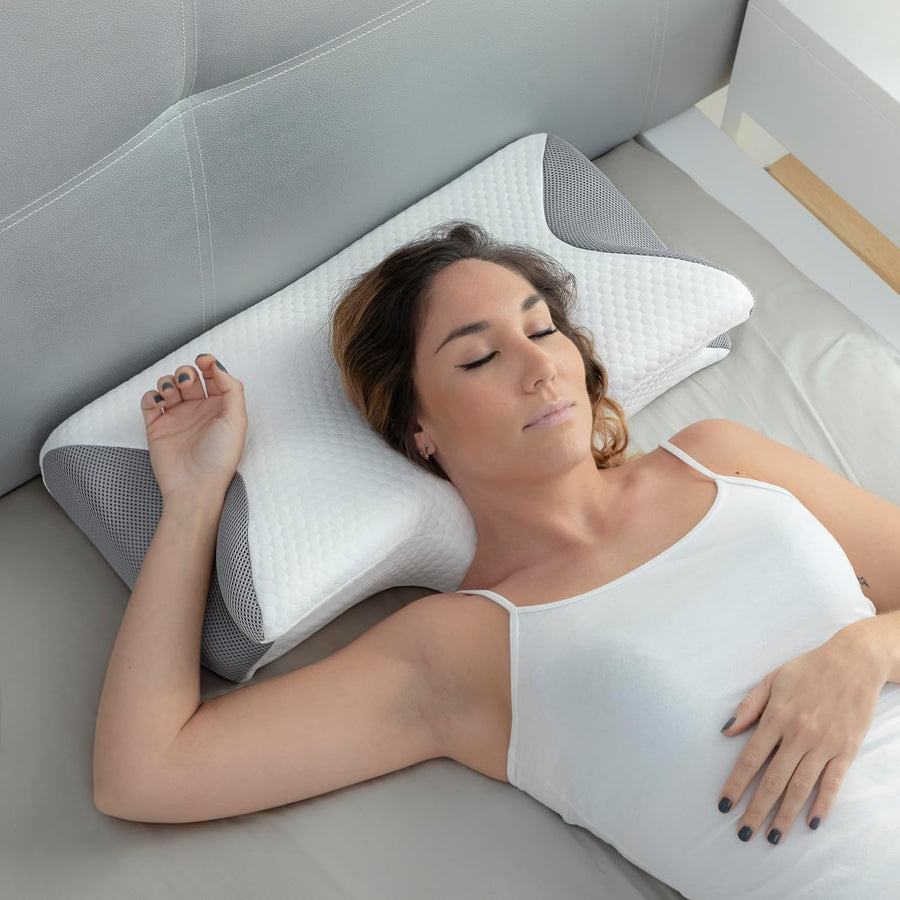 ErgoMemory Traagschuim Kussen – Optimale Ondersteuning voor Betere Slaap