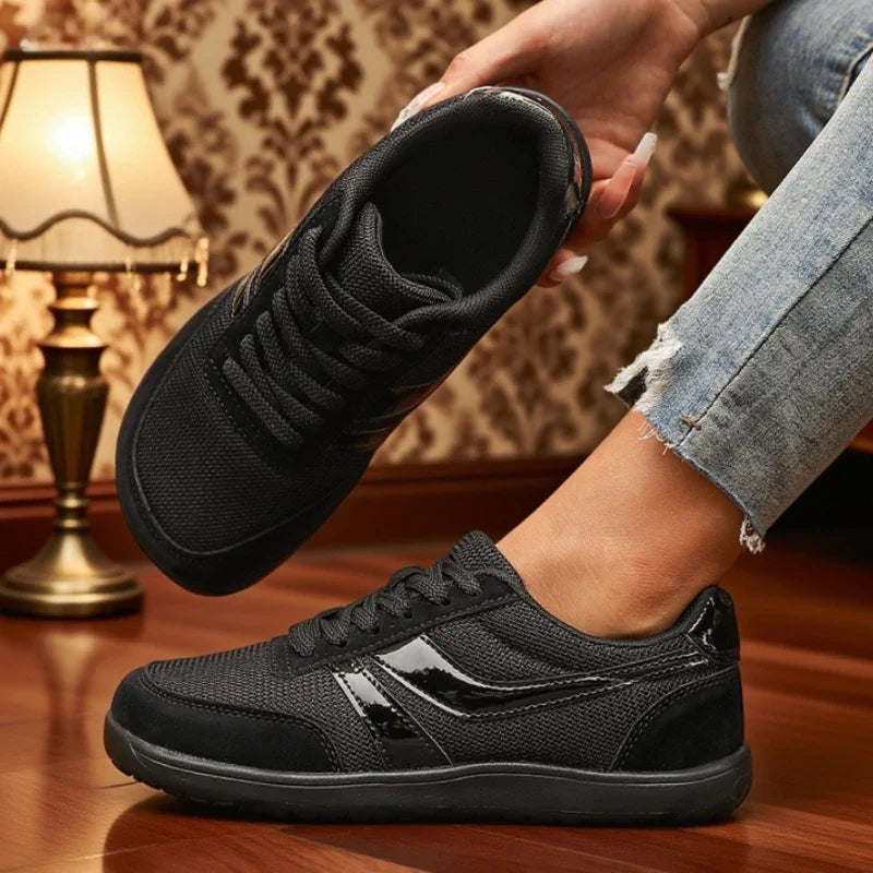 Wide-Fit Canvas Trainer – Everyday Flatform Sneaker | Meave & Ivy