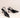 Black Pointed Stiletto Court Schoen – Buckle Strap Hak | Meave & Ivy