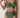Twist Front Gerimpelde High-waist Bikini Set | Meave & Ivy