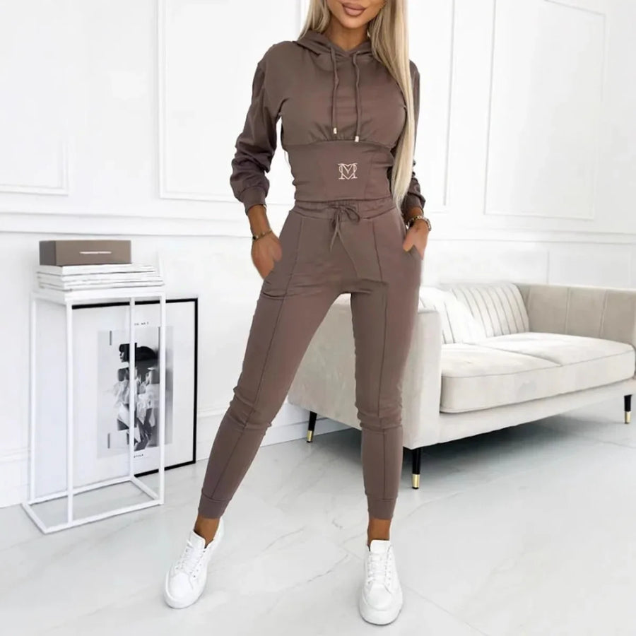 Hooded Lounge Co-Ord Set – Relaxed Two-Piece Tracksuit | Meave & Ivy