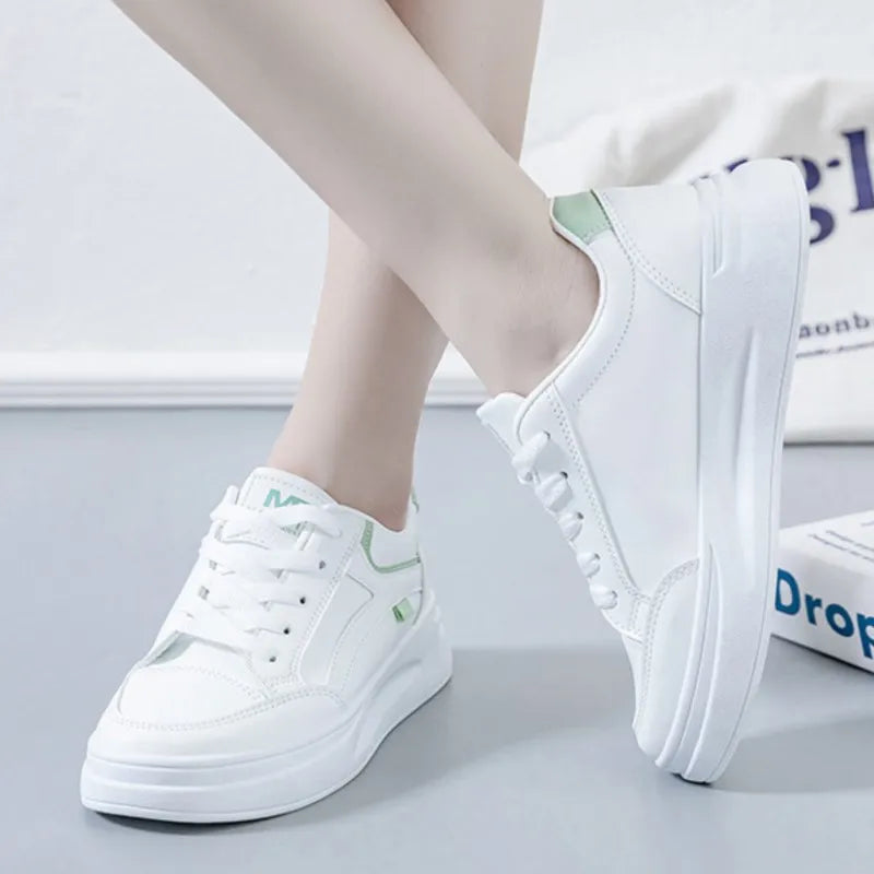 Lace-Up Leisure Trainer – Chic Everyday Comfort Sneaker | Meave & Ivy