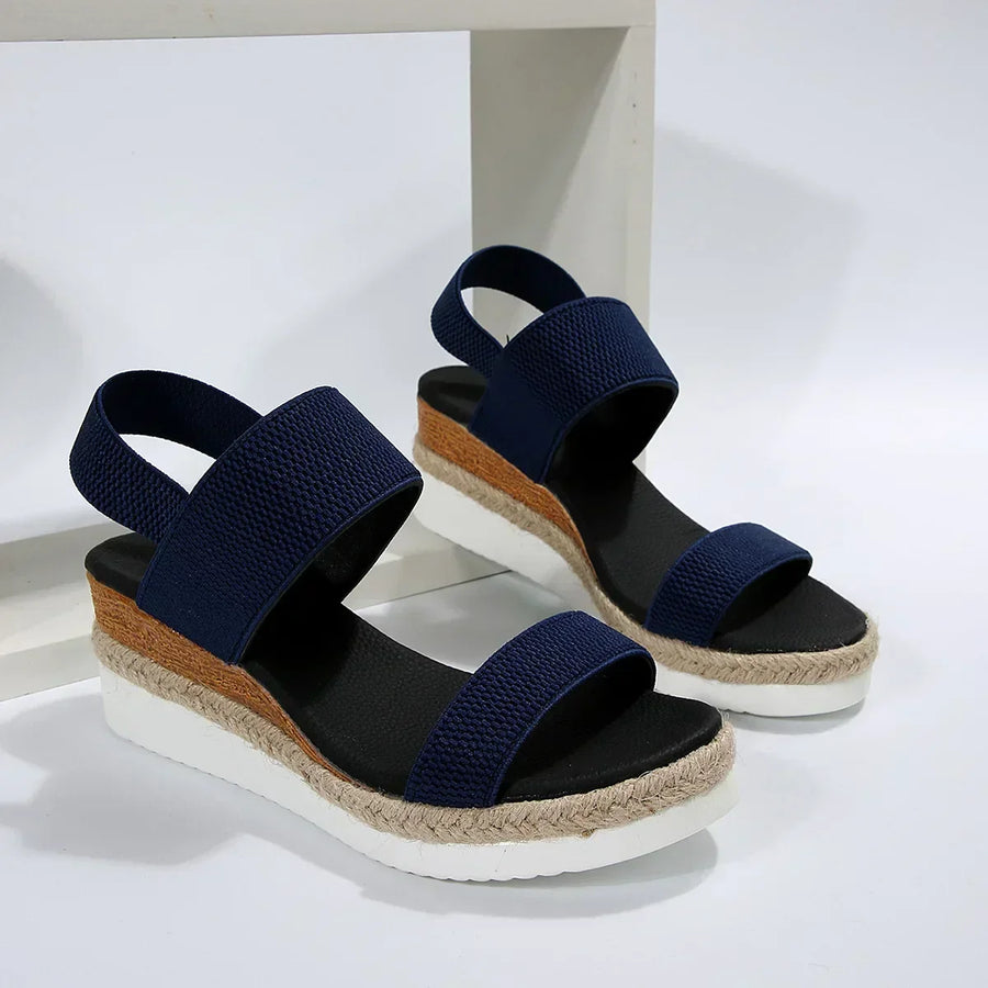 Double-Strap Espadrille Sandals – Summer Flatform Sandal | Meave & Ivy