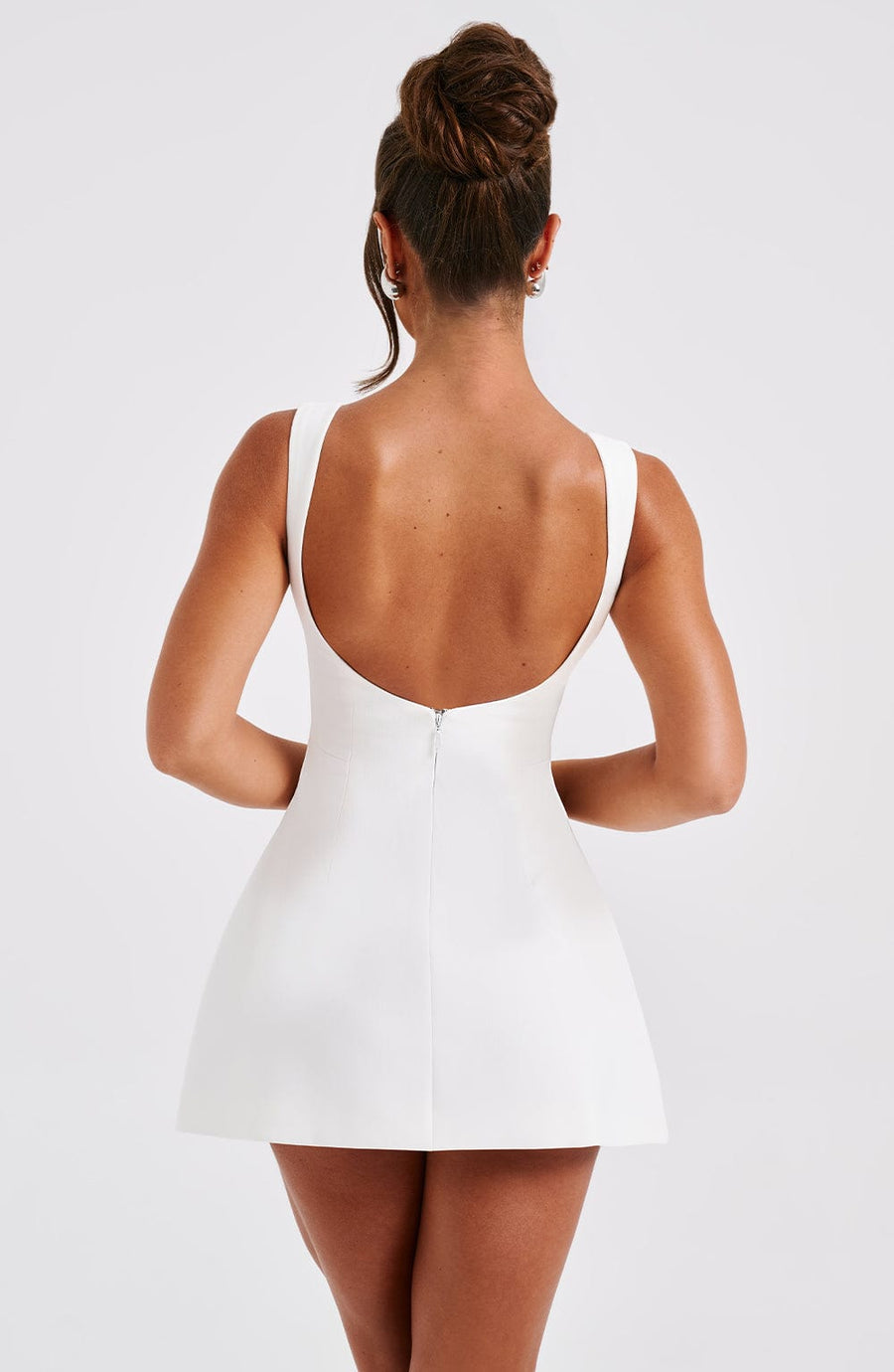 Ivory Wrap Mini Dress – Bridal Occasion Statement Dress | Meave & Ivy