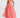 Coral Pink Bloemen Midi Jurk – Elegant Zomer Gelegenheid Jurk | Meave & Ivy