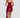 Deep Red Getailleerd Mini Jurk – Elegant Gestructureerd Gelegenheid Jurk | Meave & Ivy