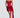 Deep Red Getailleerd Mini Jurk – Elegant Gestructureerd Gelegenheid Jurk | Meave & Ivy