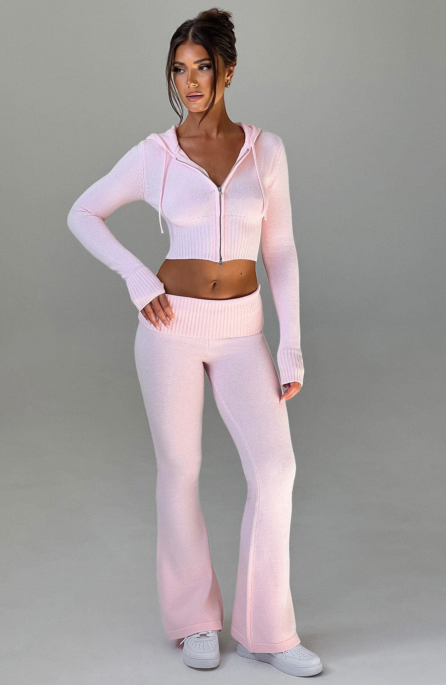 Pink Knit Co-Ord Set – Soft Luxury Lounge Two-Piece | Meave & Ivy