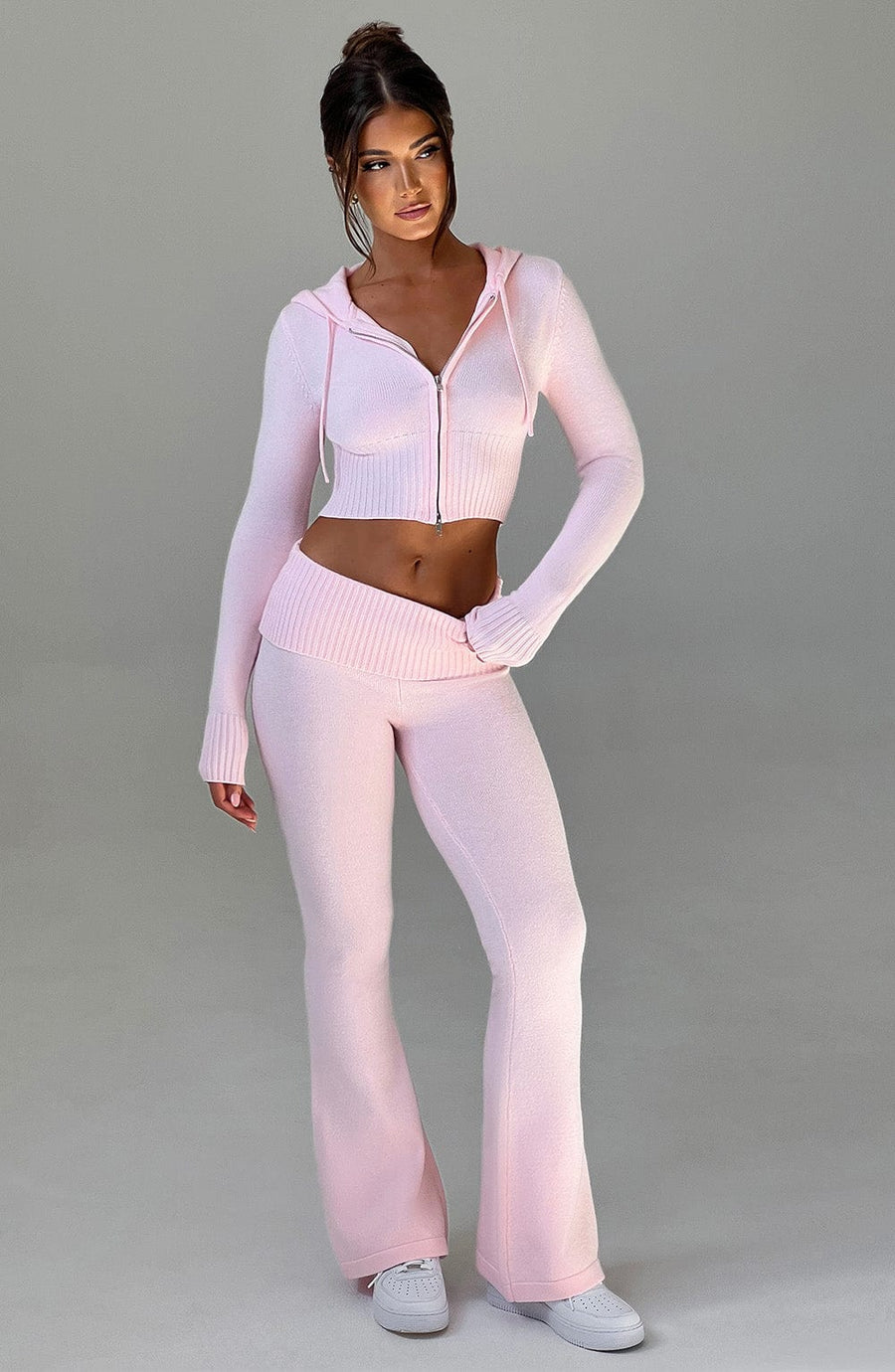 Pink Knit Co-Ord Set – Soft Luxury Lounge Two-Piece | Meave & Ivy