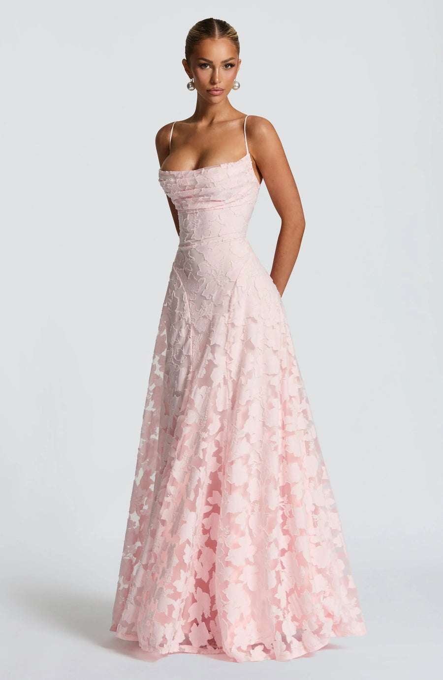 Floral Thin-Strap Maxi Dress – Elegant Summer Evening Dress | Meave & Ivy